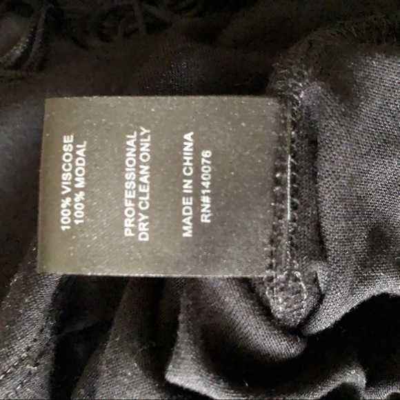 GENERATION LOVE Black Fringe Tank Top Sz Small - Picture 9 of 10